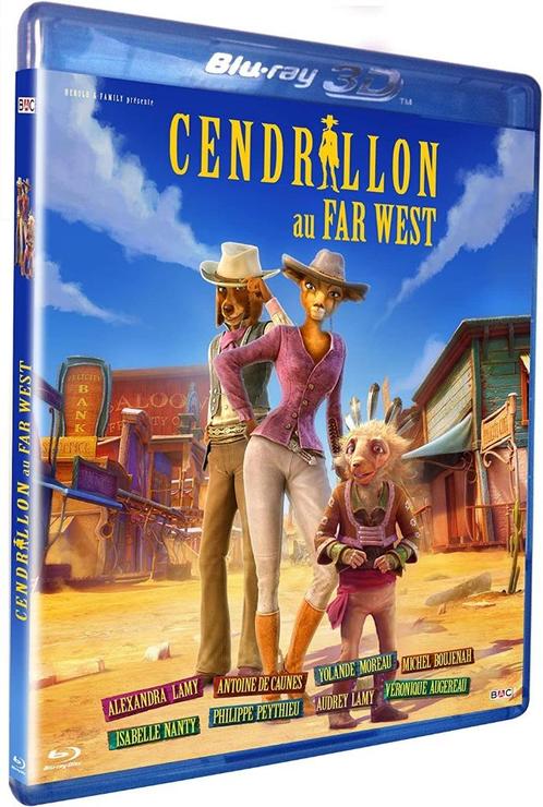 Cendrillon au Far West 3d+2d - bluray neuf/cello, Cd's en Dvd's, Blu-ray, Nieuw in verpakking, Kinderen en Jeugd, 3D, Ophalen of Verzenden