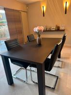 Table à manger noir, Maison & Meubles, Enlèvement