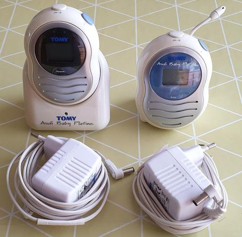 Babyfoon TOMY Audi Baby Platine, Kinderen en Baby's, Babyfoons, Gebruikt, Digitaal, Terugspreekfunctie, Ophalen