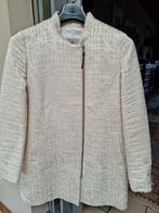 Mooie klasse ecru jas m.42 Fuchs Smitt lengte 90 cm, Beige, Maat 42/44 (L), Nieuw, Fuchs Smitt