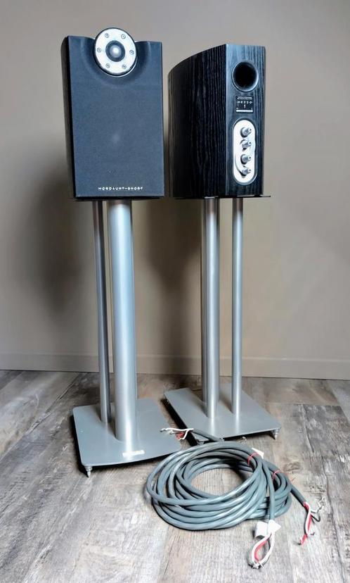 Mordaunt - Short high-end luidsprekers, Audio, Tv en Foto, Luidsprekerboxen, Gebruikt, Front, Rear of Stereo speakers, 60 tot 120 watt