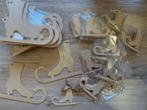 Kerst ijsschaatsen MDF lot 36 en 25 stuks, Ophalen of Verzenden, Nieuw