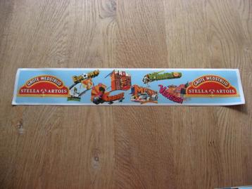 Grote Sticker Stella Artois Cannes Monaco Wimbledon De Ronde beschikbaar voor biedingen