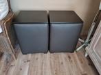 Lederen nachtkastjes, Huis en Inrichting, Ophalen, Zo goed als nieuw