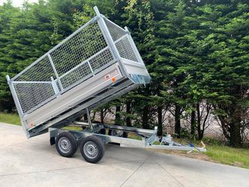 Kipper aanhangwagen + hoge loofnetten, Auto diversen, Aanhangers en Bagagewagens, Ophalen
