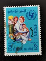 Irak 1972 - UNICEF -- moeder met kinderen, Postzegels en Munten, Ophalen of Verzenden, Gestempeld, Midden-Oosten