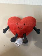 Hart knuffel van Jellycat - Harrods rode knuffel, Ophalen of Verzenden, Zo goed als nieuw