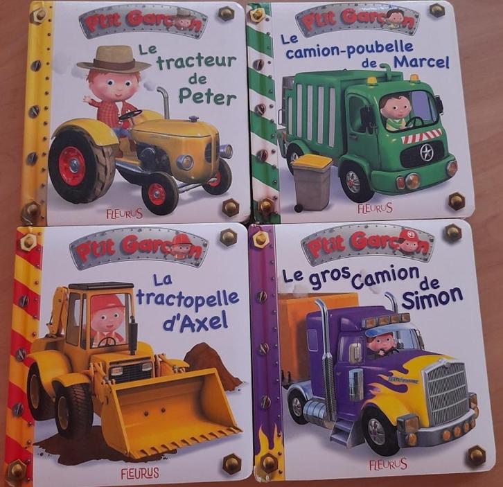 livres p'tit garçon, Boeken, Kinderboeken | Baby's en Peuters, Gelezen, 1 tot 2 jaar, Ophalen of Verzenden