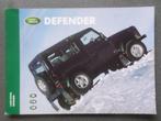Brochure Land Rover Defender 1999, Livres, Enlèvement ou Envoi