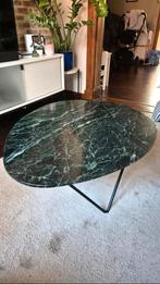 Très belle table basse en marble vert, Maison & Meubles, Tables | Tables de salon, Enlèvement, Comme neuf