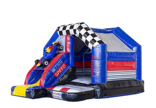 Te koop Springkussen Slide Combo F1, Hobby en Vrije tijd, Feestartikelen | Verhuur, Nieuw, Ophalen