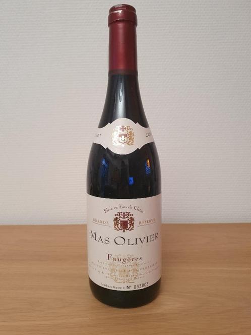 MAS OLIVIER - 2007 - Faugères Grande Réserve, Collections, Vins, Neuf, Vin rouge, France, Pleine, Enlèvement ou Envoi