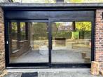 Houten schuifraam - meranti, Doe-het-zelf en Bouw, Glas en Ramen, Ophalen, Gebruikt, Gevelraam of Ruit