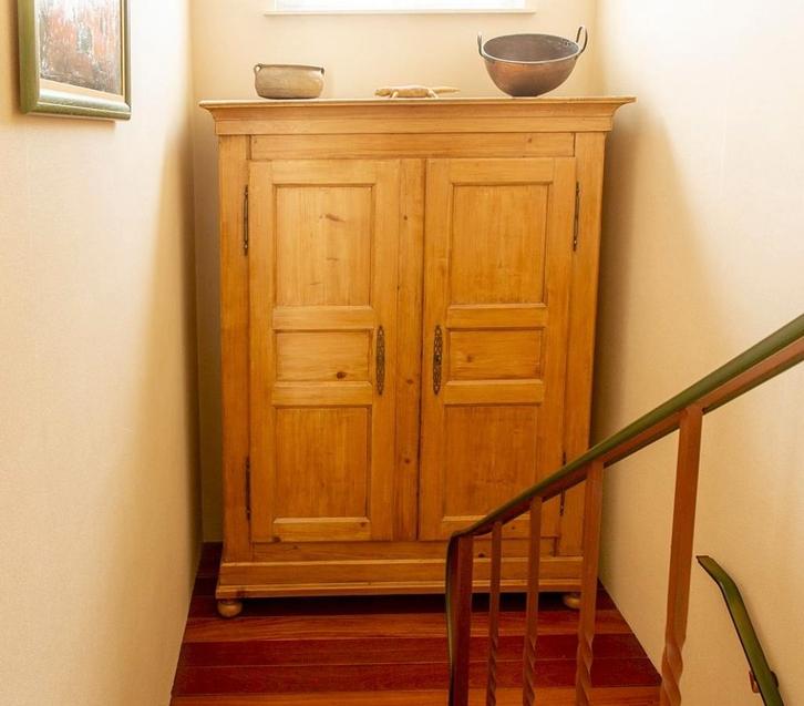 kleerkast, Huis en Inrichting, Kasten | Kleerkasten, Gebruikt, 200 cm of meer, 150 tot 200 cm, 50 tot 75 cm, Met deur(en), Met plank(en)