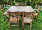 Table en chêne avec 6 chaises, Ophalen