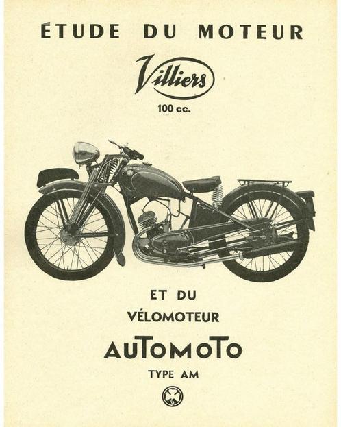 RTM voor 100 - 125cc AUTOMOTO in het Frans., Motoren, Handleidingen en Instructieboekjes, Verzenden