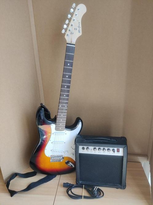 McGrey Elektrische gitaar starterset, Muziek en Instrumenten, Snaarinstrumenten | Gitaren | Elektrisch, Gebruikt, Solid body, Overige merken