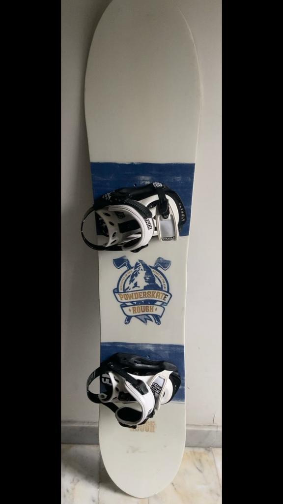 Rough snowboard 155 + Drake bindingen, Sport en Fitness, Snowboarden, Zo goed als nieuw, Board, Ophalen