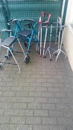 opvouwbare rollator met 2 wielen 35€ 2 opvouwbare loopframes, Ophalen of Verzenden, Zo goed als nieuw, Opvouwbaar