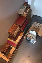 Oude boeken+ansichtkaarten+lot om in beslag te nemen+Ideale, Antiek en Kunst, Ophalen, AUTRES