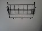 Muurrek metaal zwart, Ophalen, Gebruikt