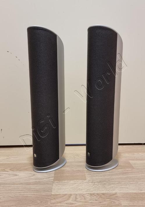 Kef HTS 5001.2 speakers set (zilvergrijs), Audio, Tv en Foto, Luidsprekerboxen, Zo goed als nieuw, Front, Rear of Stereo speakers