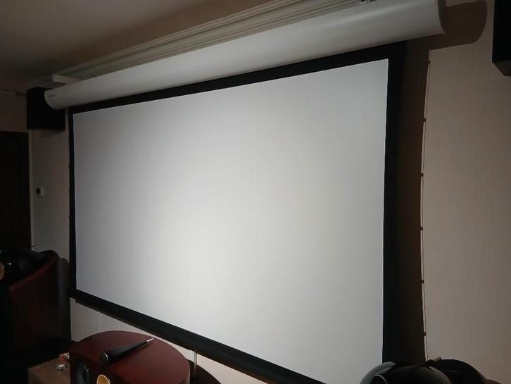 Projectorscherm electronish projecta, Audio, Tv en Foto, Projectieschermen, Zo goed als nieuw, Elektrisch, Ophalen