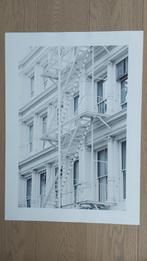 Poster White Fire  Escape, Ophalen, 50 tot 75 cm, Nieuw, Foto of Poster