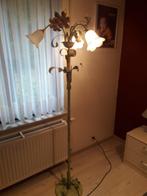 Unieke vintage bloemen staanlamp, Vintage, Comme neuf, Métal, 150 à 200 cm