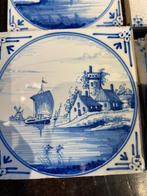 Authentieke Delfts Blauwe Tegels – 57 stuks uit 1899 | Zeldz, Ophalen of Verzenden