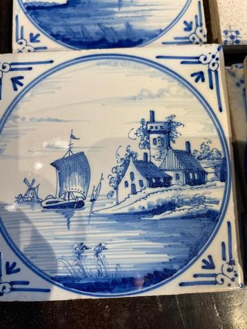 Carreaux bleus de Delft authentiques — 57 pièces de 1899 | Z, Enlèvement ou Envoi