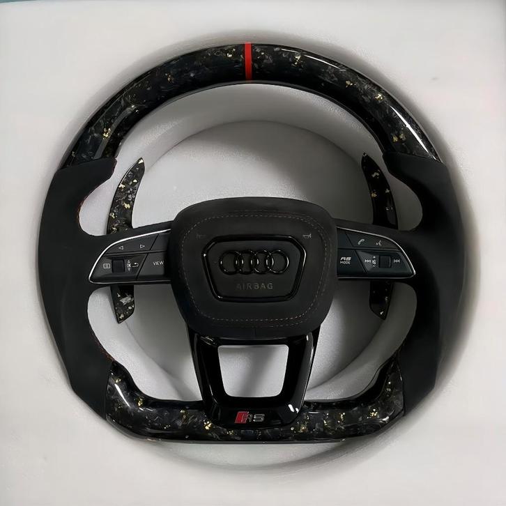 Volant Audi en carbone forgé complet Alcantara S RS Upgrade, Autos : Pièces & Accessoires, Commande, Audi, Neuf, Enlèvement ou Envoi