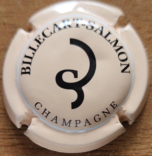 Champagnecapsule BILLECART-SALMON lichtzalm & zwart nr.50a, Verzamelen, Wijnen, Nieuw, Champagne, Frankrijk, Ophalen of Verzenden