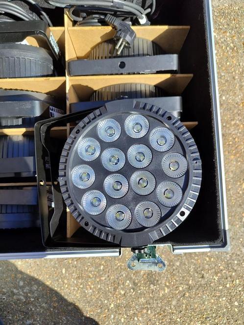 12x Purelight Piko Par 1 inclu D-Case flightcase, Muziek en Instrumenten, Licht en Laser, Zo goed als nieuw, Licht, Geluidgestuurd