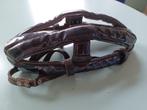 Casque à saucisses rempli de crin de cheval, Noir, Course à pied ou Cyclisme, Porté, Taille 56/58 (XL)