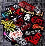 Band patches set rock / punk / metal 50 stuks mixed, Ophalen of Verzenden, Nieuw