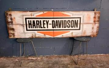 Panneau publicitaire Harley Davidson