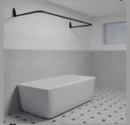 Erica U-vorm douchestang 70x165x70 zwart, Ophalen, Zo goed als nieuw, Bad