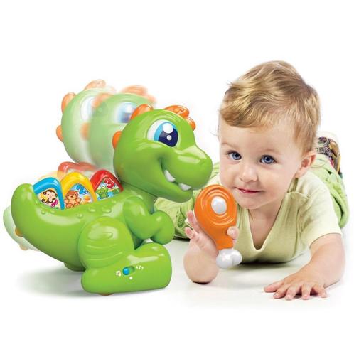 Baby T-Rex, Kinderen en Baby's, Speelgoed | Educatief en Creatief, Zo goed als nieuw, Elektronica, Puzzelen, Taal en Lezen, Ontdekken