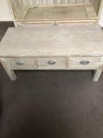 Te koop Massief zitbank + salontafel !!!, Ophalen, Zo goed als nieuw