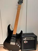 Guitare electrique vantage + caisson, Muziek en Instrumenten, Snaarinstrumenten | Gitaren | Elektrisch, Gebruikt, Met versterker