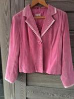 Veste en cuir "la ligna" T42, Kleding | Dames, Jassen | Zomer, Maat 42/44 (L), Ophalen of Verzenden, Zo goed als nieuw, Roze