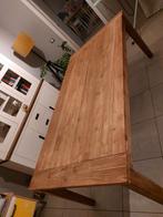 Eettafel, Huis en Inrichting, Tafels | Eettafels, Ophalen, Gebruikt, Teakhout, Vijf personen of meer
