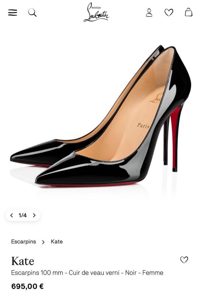 Louboutin Kate nieuw, Kleding | Dames, Schoenen, Zo goed als nieuw, Pumps, Zwart, Ophalen