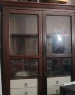 Raam in de woonkamer, Huis en Inrichting, Ophalen, Gebruikt, Kersenhout, 50 tot 100 cm