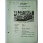 BMC 1800 Ado 17 Vraagbaak losbladig 1965-1966 #3 Nederlands, Boeken, Auto's | Boeken, Gelezen, Ophalen of Verzenden
