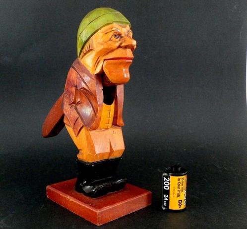 Notenkraker, Duitse visser, handgesneden, Antiek en Kunst, Curiosa en Brocante, Verzenden