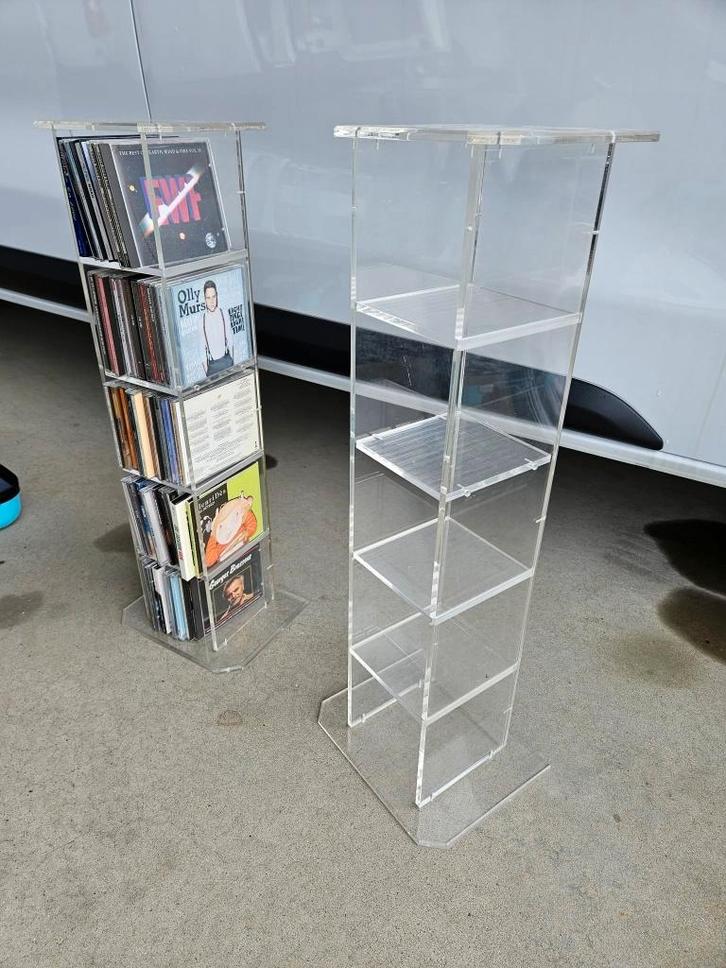 Tour de rangement CD en plexiglas, Huis en Inrichting, Woonaccessoires | Cd- en Dvd-rekken, Cd's, Ophalen