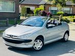 Peugeot 206 Cabriolet 1,6 Benzine 2004 met airco, Auto's, 4 zetels, Stof, Cabriolet, Grijs