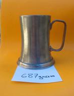 Duitse vintage tinnen bier drinkbeker bierkan 687 gram, Enlèvement ou Envoi
